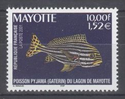 Mayotte - 2001 Fishes MNH__(TH-9219) - Ongebruikt