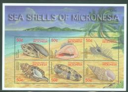 Micronesia - 2001 Shells Kleinbogen (1) MNH__(THB-2458) - Micronesia