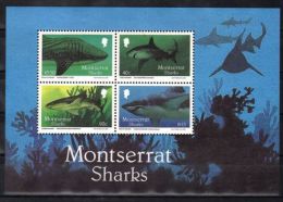 Montserrat - 1987 Sharks Block MNH__(TH-4560) - Montserrat