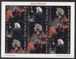 Montserrat - 1999 Jerry Garcia Kleinbogen (3) MNH__(THB-1888) - Montserrat