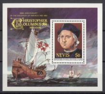 Nevis - 1986 Columbus Block MNH__(TH-12818) - St.Kitts En Nevis ( 1983-...)