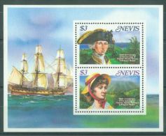 Nevis - 1987 Lord Horatio Nelson Block MNH__(TH-9637) - St.Kitts En Nevis ( 1983-...)