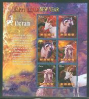 Palau - 2003 Year Of Sheep Kleinbogen MNH__(THB-2538) - Palau