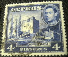 Cyprus 1938 Kolossi Castle 4pi - Used - Chypre (...-1960)