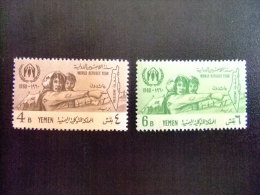 YEMEN  -  AÑO DEL REFUGIADO 1960 - WORLD REFUGEE YEAR   -- Yvert & Tellier Nº 82 / 83 ** MNH - Réfugiés