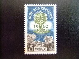 MONACO -  AÑO DEL REFUGIADO 1960 - WORLD REFUGEE YEAR   -- Yvert & Tellier Nº 523 ** MNH - Réfugiés