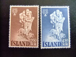 ISLAND -  AÑO DEL REFUGIADO 1960 - WORLD REFUGEE YEAR   -- Yvert & Tellier Nº 299 / 300 (*) - Réfugiés