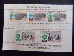 REPUBLICA DOMINICANA -  AÑO DEL REFUGIADO 1960 - WORLD REFUGEE YEAR  -- Yvert & Tellier Nº 22 + 22 Sin Dentar ( *) - Réfugiés