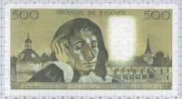 500 Francs Pascal, Ref Fayette 71-17, état NEUF - 500 F 1968-1993 ''Pascal''