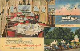 210397-Illinois, Waukegan, Mathon's Restaurant, Multi-View - Waukegan