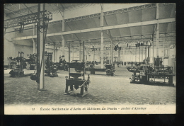 Paris 13e 11 Ecole Nationale D'Arts Et Métiers De Paris Atelier D'Ajustage Catala 1914 - Distretto: 13