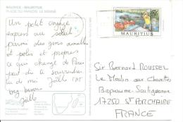 N°Y&T  CP CUREPIPE  Vers   FRANCE Le    1999  (2scans) - Mauritius (1968-...)