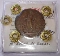 !!! 5 CT. 1909 " DONNA SU PRORA " PERIZIATA TESTA !!! - 1900-1946 : Victor Emmanuel III & Umberto II