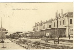 Carte Postale Ancienne Chalindrey - La Gare - Chemin De Fer - Chalindrey