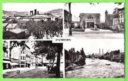 Delcampe - PAMIERS / LES 3 CLOCHERS / LA POSTE / LA PLACE DE LA REPUBLIQUE / L'ARIEGE ... Carte écrite En 1959 - Pamiers