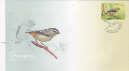 Australia 2013 Pardalotes Birds  Self Adhesive FDC - Hojas, Bloques & Múltiples