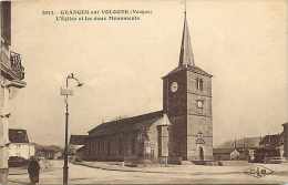 Vosges - Ref A299- Granges Sur Vologne - L Eglise Et Les Deux Monuments  -carte Bon Etat  - - Granges Sur Vologne