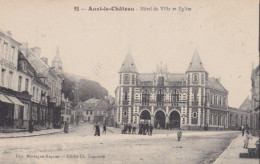 CPA AUXI LE CHÂTEAU 62 - Hôtel De Ville Et église - Auxi Le Chateau