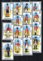 St.Lucia - 1985 Military Uniforms MNH__(TH-4239) - St.Lucia (1979-...)