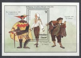 St.Vincent Grenadines - 1992 Wolfgang Amadeus Mozart Block MNH__(TH-1920) - St.Vincent & Grenadines