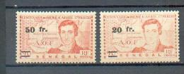 SEN 364 - YT 196-197 * - Unused Stamps