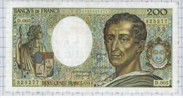 200 Francs Montesquieu, Ref Fayette 70-1, état SUP+ - 200 F 1981-1994 ''Montesquieu''