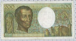 200 Francs Montesquieu, Ref Fayette 70-1, état TTB - 200 F 1981-1994 ''Montesquieu''