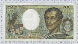 200 Francs Montesquieu, Ref Fayette 70-1, état TTB+ - 200 F 1981-1994 ''Montesquieu''