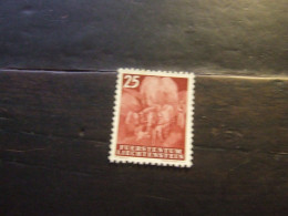 LIECHTENSTEIN  1951 VITA CONTADINO 25 R USATO - Used Stamps