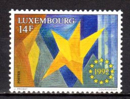 (3839) LUXEMBOURG, 1992 (Single European Market). Mi # 1305. MNH** Stamp - Nuevos
