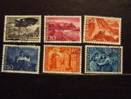 LIECHTENSTEIN  1959 VEDUTE USATO - Gebraucht