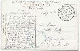 Bulgaria 1917 German Military Post In WWI - War
