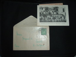 LETTRE POUR FRANCE TP 50P OBL. 1935 ZAGREB 9 + CORRESPONDANCE ASILE D'ENFANTS DE SAINTE THERESE - Cartas & Documentos