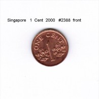 SINGAPORE    1  CENT  2000  (KM # 98) - Singapour