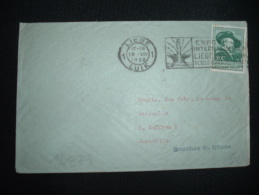 LETTRE POUR FRANCE TP RUBENS 35C OBL.MEC. 19 VII 1930 LIEGE LUIK 1 - Brieven En Documenten