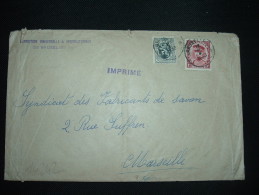 LETTRE TARIF IMPRIMES POUR LA FRANCE TP 1F + 5C OBL. 17 II *1933? BRUXELLES 1 C + CACHET EXPOSITION UNIVERSELLE & IN - Lettres & Documents