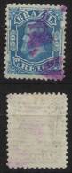 Brazil Brasilien Mi# 48 Used Small Head Violet Postmark - Gebruikt