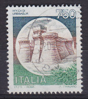 Italy 1990 Mi. 2159     750 (L) Castle Citadell Burg Von Urbisaglia ERROR Missing Print In Upper & Lower Text !! - Errors And Curiosities