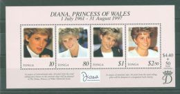 Tonga - 1998 Diana Block MNH__(TH-8327) - Tonga (1970-...)