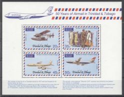 Trinidad & Tobago - 1977 Airmail Block MNH__(TH-3448) - Trindad & Tobago (1962-...)