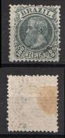 Brazil Brasilien Mi# 52 II Used 100R Dom Pedro 1882 - Used Stamps