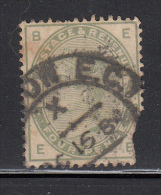 Great Britain Used Scott #103 4p Victoria, Green Position EB - Spacefiller - Used Stamps