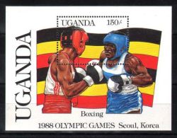 Uganda - 1987 Seoul Block MNH__(TH-4408) - Ouganda (1962-...)