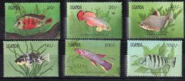 Uganda - 1991 Fishes 10-350sh MNH__(TH-4559) - Ouganda (1962-...)