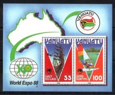 Vanuatu - 1988 World Expo Block MNH__(TH-1740) - Vanuatu (1980-...)