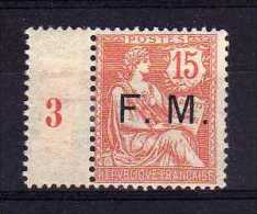 France - 1903 - Military Frank Stamp - MH - Nuovi