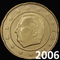 ** 20 CENT EURO  BELGIQUE 2006 PIECE NEUVE ** - Belgique