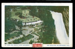 Cpa Du Canada Quebec Hotel Kent House Et Chutes Montmorency     6ao28bis - Montmorency Falls