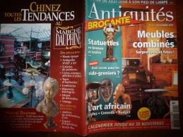 N° 91 De Novembre  2005   Revue ANTIQUITES-BROCANTE  Statuettes Bronze Et Ivoire; Art Africain; Meubles Combinés..etc... - Verzamelaars