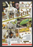 DF / ANIMAUX / INSECTES / FESTIVAL FIL DES INSECTES OCTOBRE 1998 / MUSÉE D' HISTOIRE NATURELLE DE NÎMES 30 - Insetti